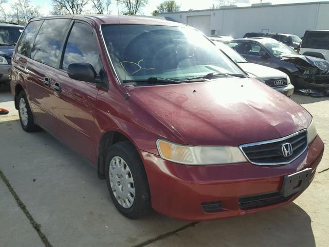 5FNRL18593B076939 - 2003 HONDA ODYSSEY LX RED photo 1