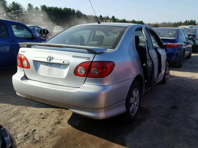 1NXBR30E47Z849056 - 2007 TOYOTA COROLLA CE SILVER photo 4