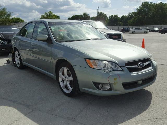 4S3BL626297220927 - 2009 SUBARU LEGACY 2.5 GREEN photo 1