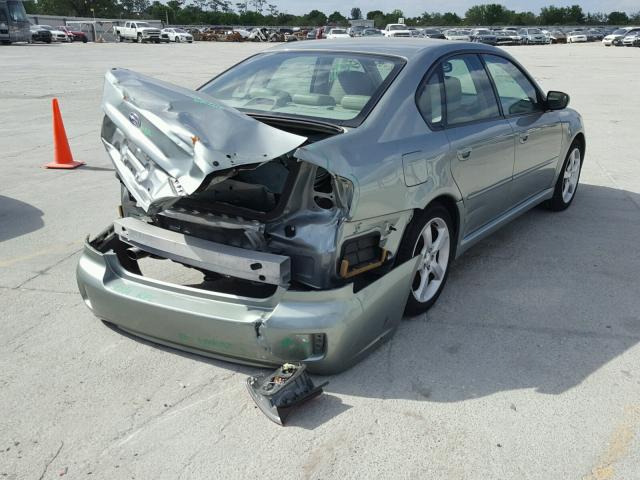 4S3BL626297220927 - 2009 SUBARU LEGACY 2.5 GREEN photo 4