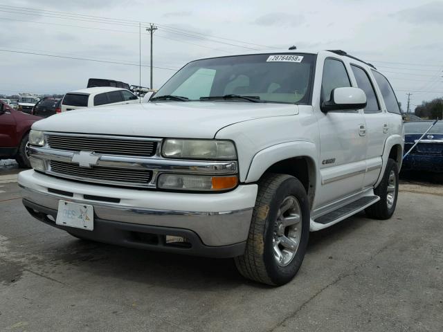 1GNEC13Z12J283252 - 2002 CHEVROLET TAHOE C150 WHITE photo 2