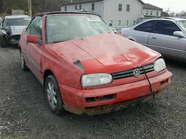 WVWBC81E2SK007077 - 1995 VOLKSWAGEN CABRIO RED photo 1