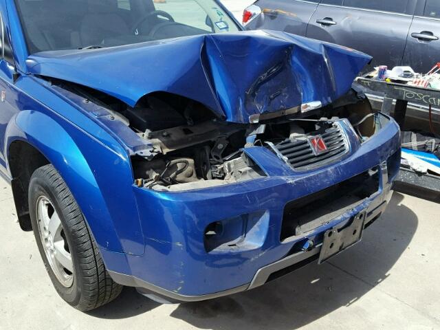 5GZCZ33D56S817463 - 2006 SATURN VUE BLUE photo 9