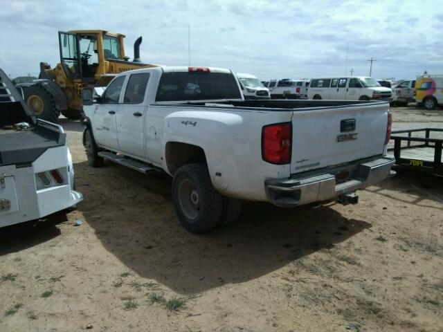 1GT421CGXFF153453 - 2015 GMC SIERRA K35 WHITE photo 3