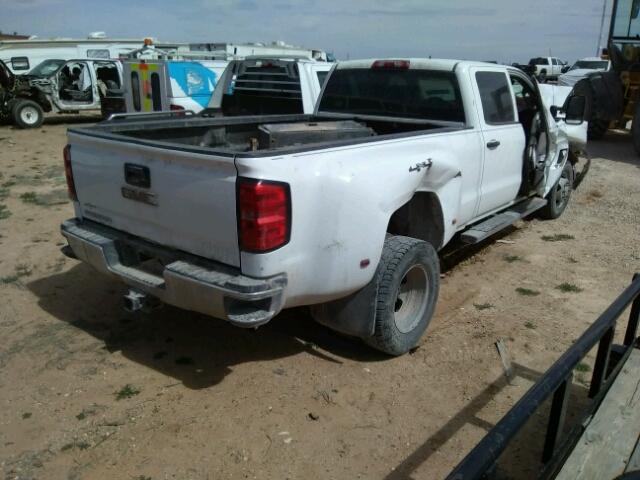 1GT421CGXFF153453 - 2015 GMC SIERRA K35 WHITE photo 4