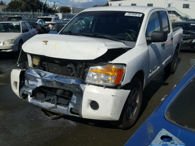 1N6AA07D48N326213 - 2008 NISSAN TITAN XE WHITE photo 2