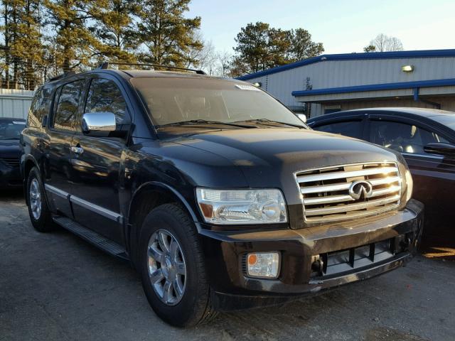 5N3AA08A67N801434 - 2007 INFINITI QX56 BLACK photo 1