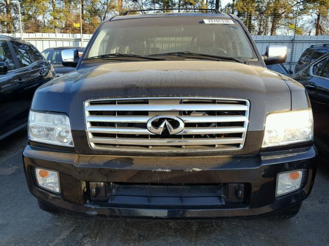 5N3AA08A67N801434 - 2007 INFINITI QX56 BLACK photo 9