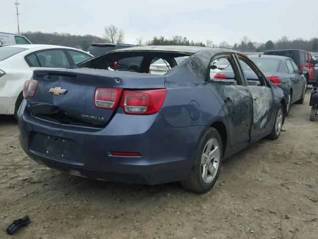 1G11B5SL6EF289076 - 2014 CHEVROLET MALIBU LS 蓝色 照片 4