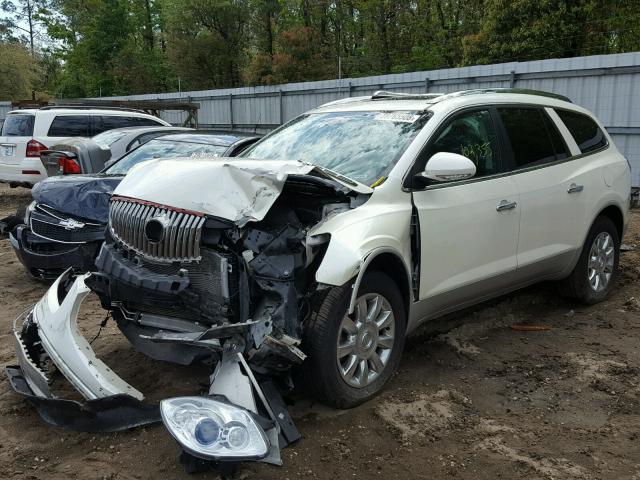 5GAKRBED1BJ147769 - 2011 BUICK ENCLAVE CX WHITE photo 2