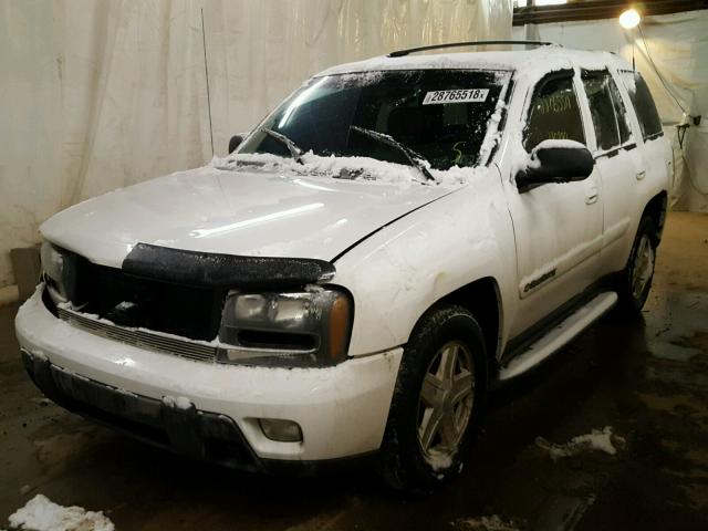 1GNDT13S922179133 - 2002 CHEVROLET TRAILBLAZE WHITE photo 2