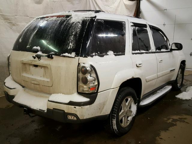 1GNDT13S922179133 - 2002 CHEVROLET TRAILBLAZE WHITE photo 4