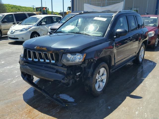 1C4NJCBB4ED694579 - 2014 JEEP COMPASS SP BLACK photo 2