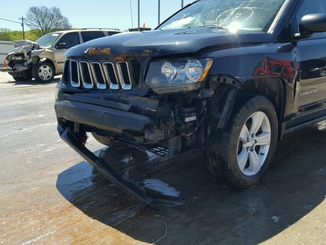 1C4NJCBB4ED694579 - 2014 JEEP COMPASS SP BLACK photo 9