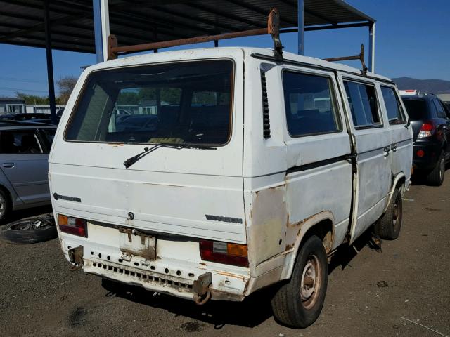 WV2YB0252GH092456 - 1986 VOLKSWAGEN VANAGON BU WHITE photo 4