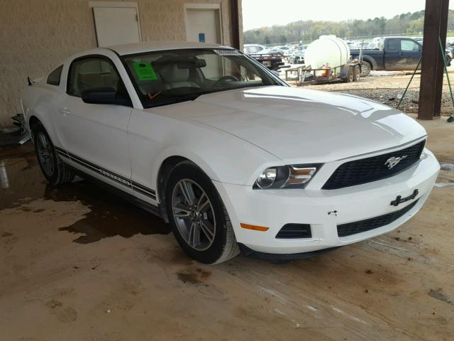 1ZVBP8AN7A5136463 - 2010 FORD MUSTANG WHITE photo 1