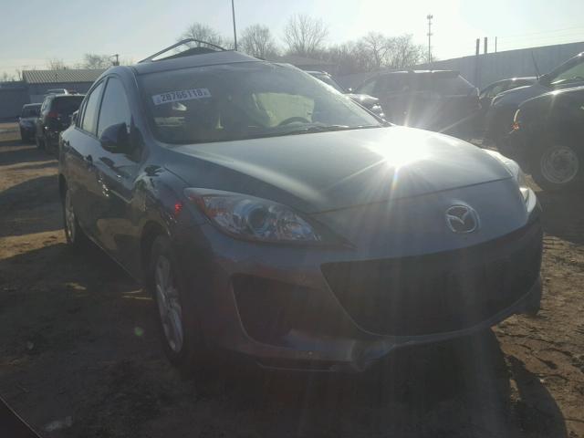 JM1BL1V81C1540928 - 2012 MAZDA 3 I GRAY photo 1