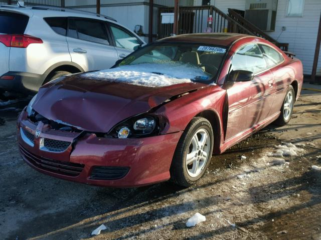 4B3AG42GX4E102741 - 2004 DODGE STRATUS SX MAROON photo 2