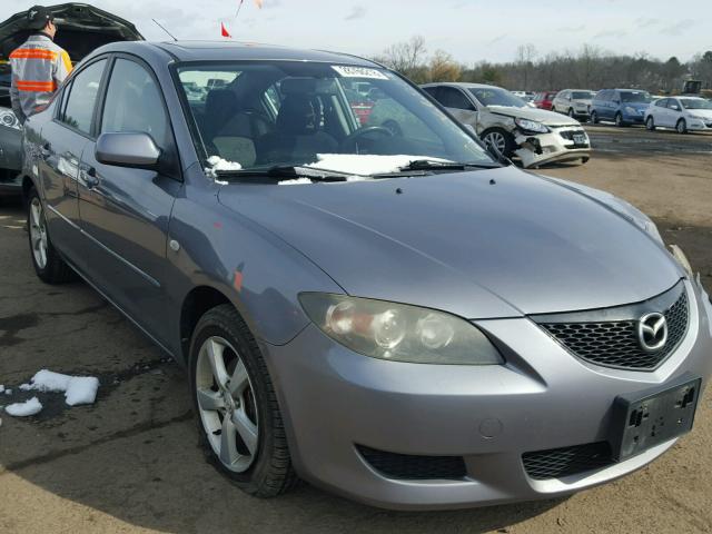 JM1BK12G761431098 - 2006 MAZDA 3 I GRAY photo 1