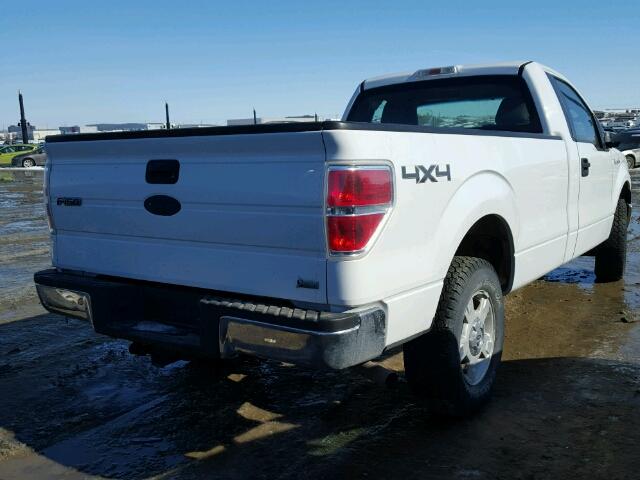 1FTNF1EV2AKE09668 - 2010 FORD F150 WHITE photo 4