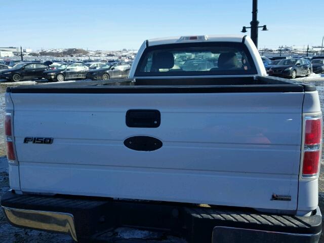 1FTNF1EV2AKE09668 - 2010 FORD F150 WHITE photo 6