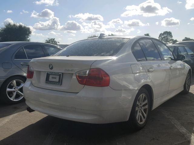 WBAVB17506NK38043 - 2006 BMW 325 I AUTO WHITE photo 4