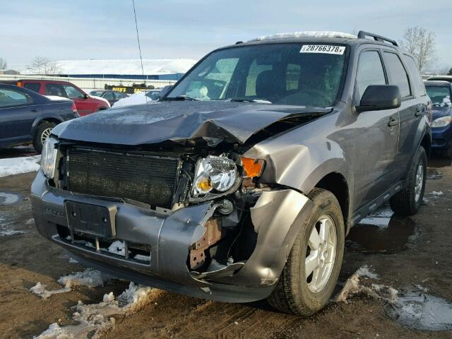 1FMCU0DG0BKA56628 - 2011 FORD ESCAPE XLT GRAY photo 2