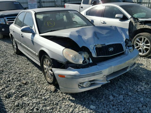 KMHWF35H24A039709 - 2004 HYUNDAI SONATA GLS SILVER photo 1