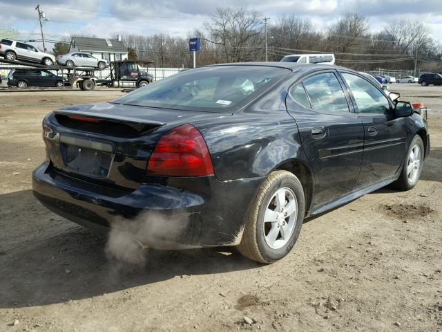 2G2WP552271216903 - 2007 PONTIAC GRAND PRIX BLACK photo 4