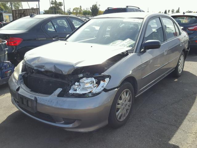 2HGES16504H565313 - 2004 HONDA CIVIC GRAY photo 2