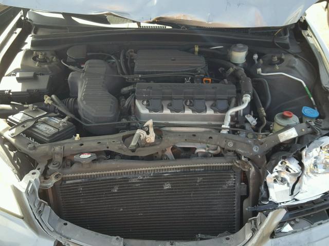 2HGES16504H565313 - 2004 HONDA CIVIC GRAY photo 7