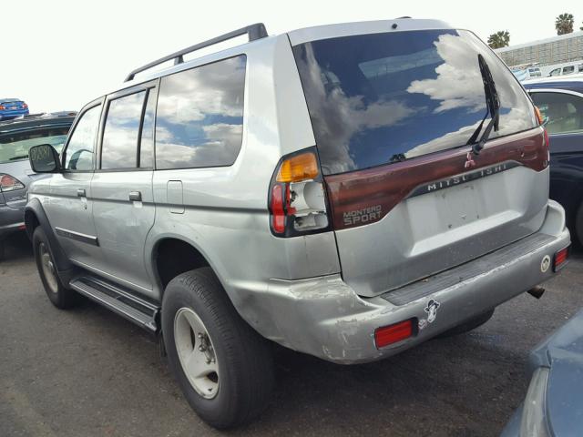 JA4LS21H21P000933 - 2001 MITSUBISHI MONTERO SP SILVER photo 3