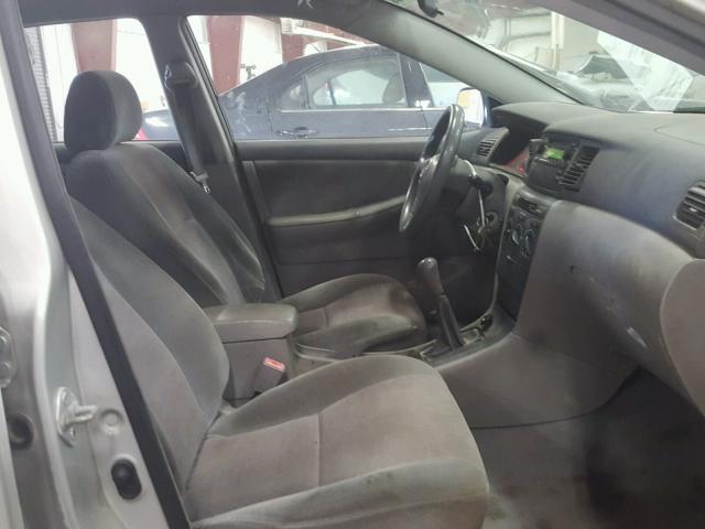 2T1BR32E43C014678 - 2003 TOYOTA COROLLA GRAY photo 5