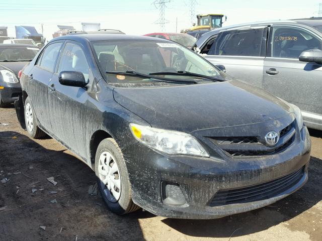 2T1BU4EE9BC637518 - 2011 TOYOTA COROLLA BA BLACK photo 1