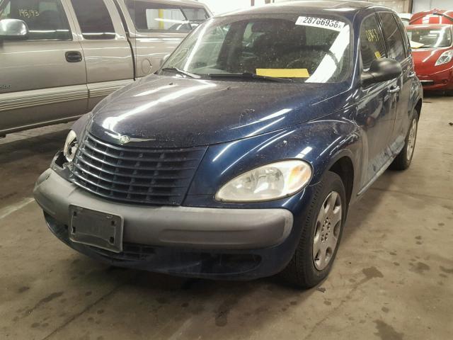 3C4FY4BB91T557146 - 2001 CHRYSLER PT CRUISER BLUE photo 2