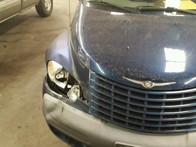 3C4FY4BB91T557146 - 2001 CHRYSLER PT CRUISER BLUE photo 9