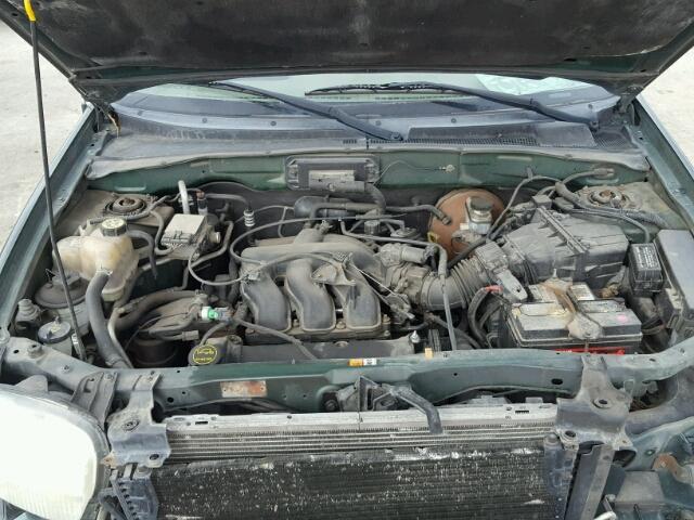 1FMYU04181KC61520 - 2001 FORD ESCAPE XLT GREEN photo 7