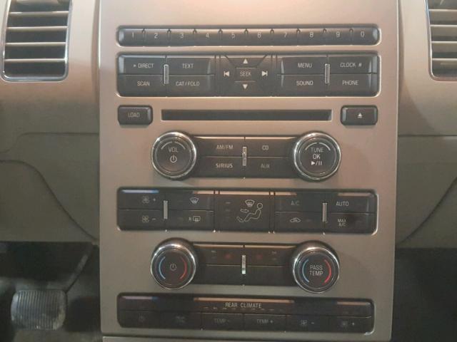 2FMGK5CC2ABA14425 - 2010 FORD FLEX SEL ბურგუნდია ფოტო 9