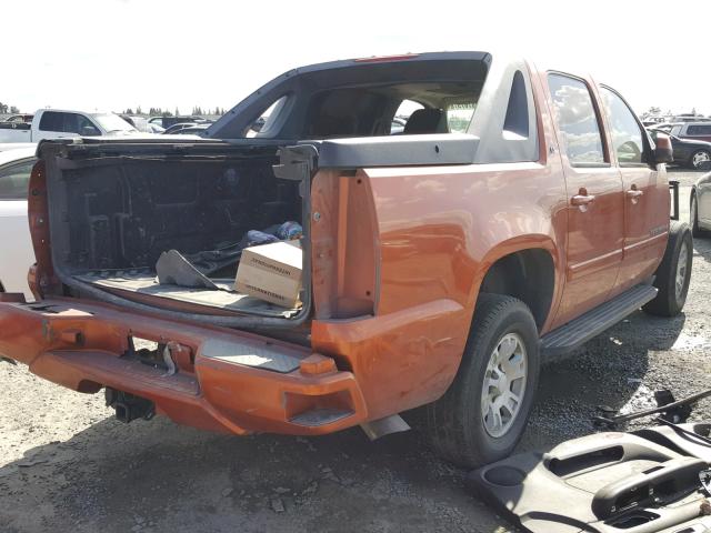 3GNEC12J47G170741 - 2007 CHEVROLET AVALANCHE ORANGE photo 4