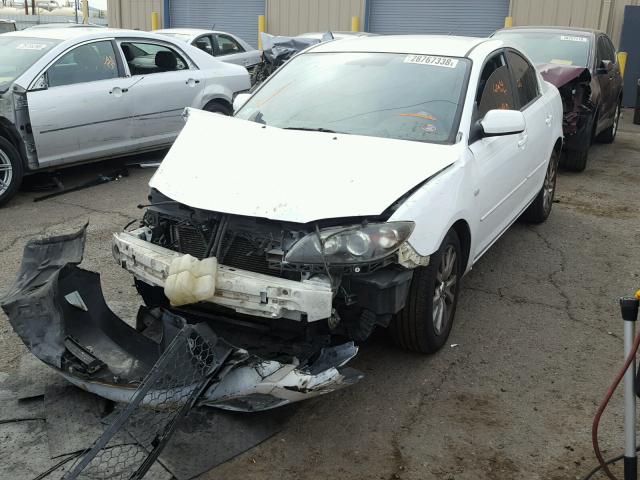 JM1BK32F771638093 - 2007 MAZDA 3 I WHITE photo 2