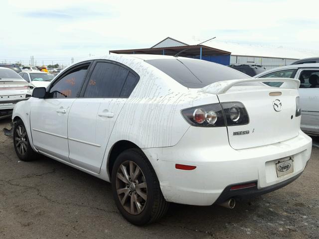 JM1BK32F771638093 - 2007 MAZDA 3 I WHITE photo 3