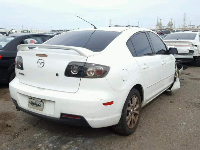 JM1BK32F771638093 - 2007 MAZDA 3 I WHITE photo 4