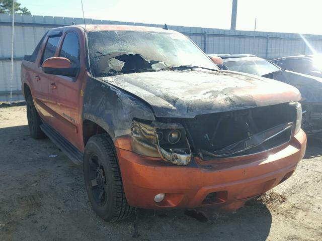 3GNFK12377G196226 - 2007 CHEVROLET AVALANCHE ORANGE photo 1