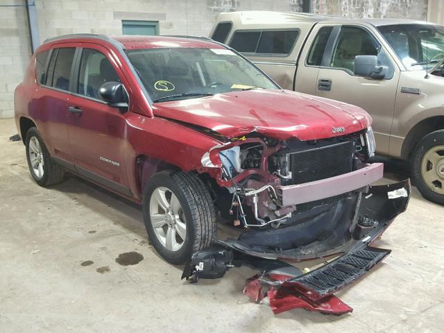 1C4NJDBB2ED800520 - 2014 JEEP COMPASS SP RED photo 1