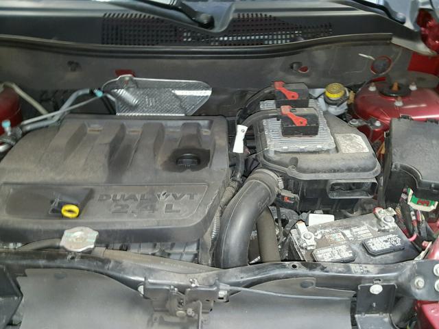 1C4NJDBB2ED800520 - 2014 JEEP COMPASS SP RED photo 7