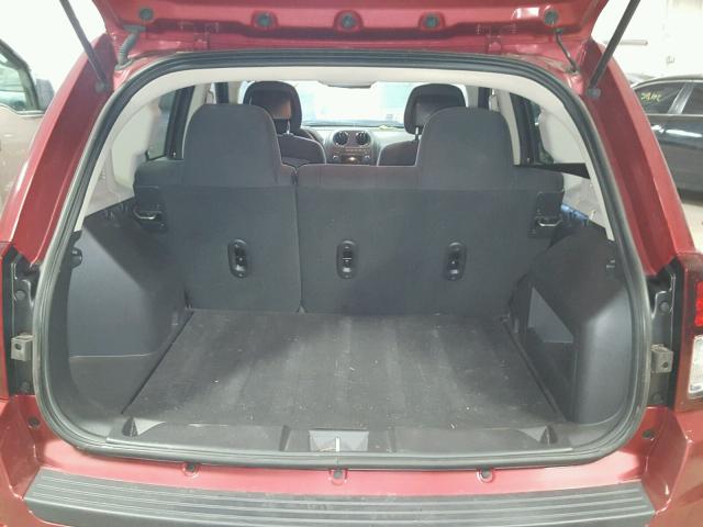 1C4NJDBB2ED800520 - 2014 JEEP COMPASS SP RED photo 9