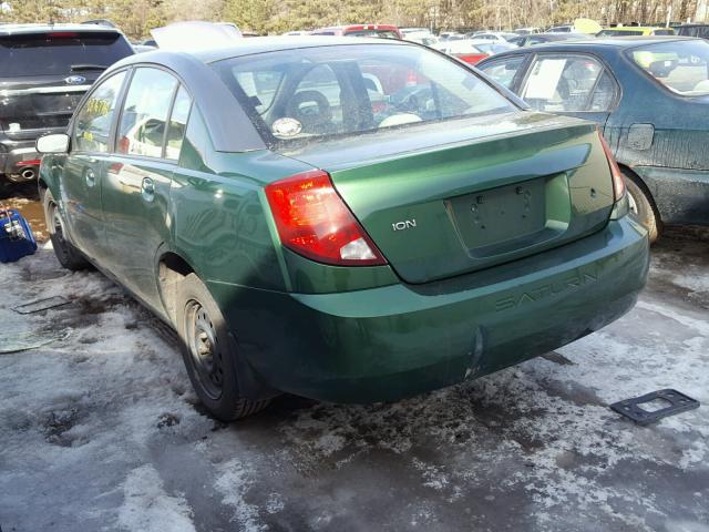 1G8AJ52F83Z130635 - 2003 SATURN ION LEVEL GREEN photo 3