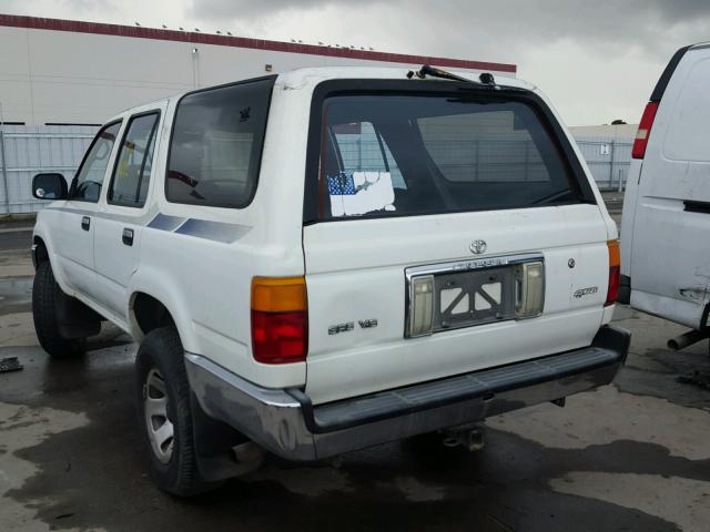 JT3VN29V7P0015319 - 1993 TOYOTA 4RUNNER VN WHITE photo 3