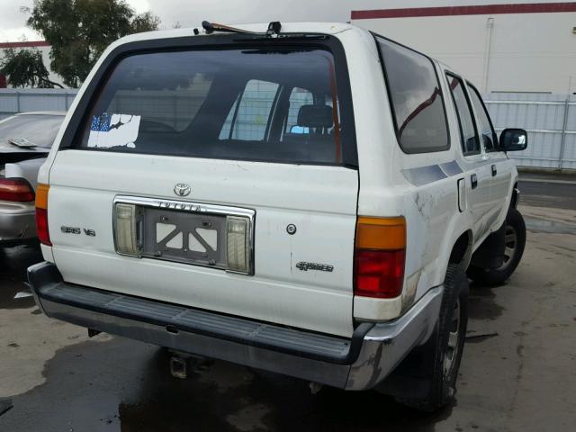 JT3VN29V7P0015319 - 1993 TOYOTA 4RUNNER VN WHITE photo 4