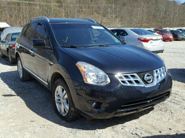 JN8AS5MV3DW654855 - 2013 NISSAN ROGUE S BLACK photo 1